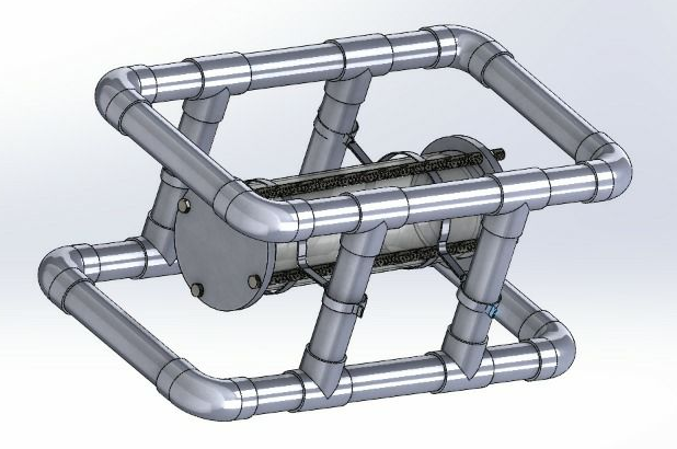 CAD rendering of ROV